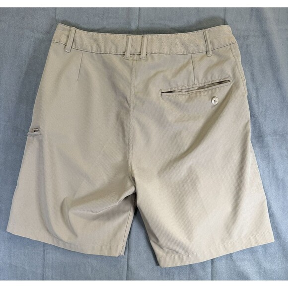 Body Glove Amphibious Water Repellent Tech Golf Stretch Tan Shorts Mens 30 - Picture 2 of 11